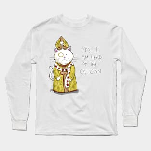 Dapper Cat - Head of the Catican Long Sleeve T-Shirt